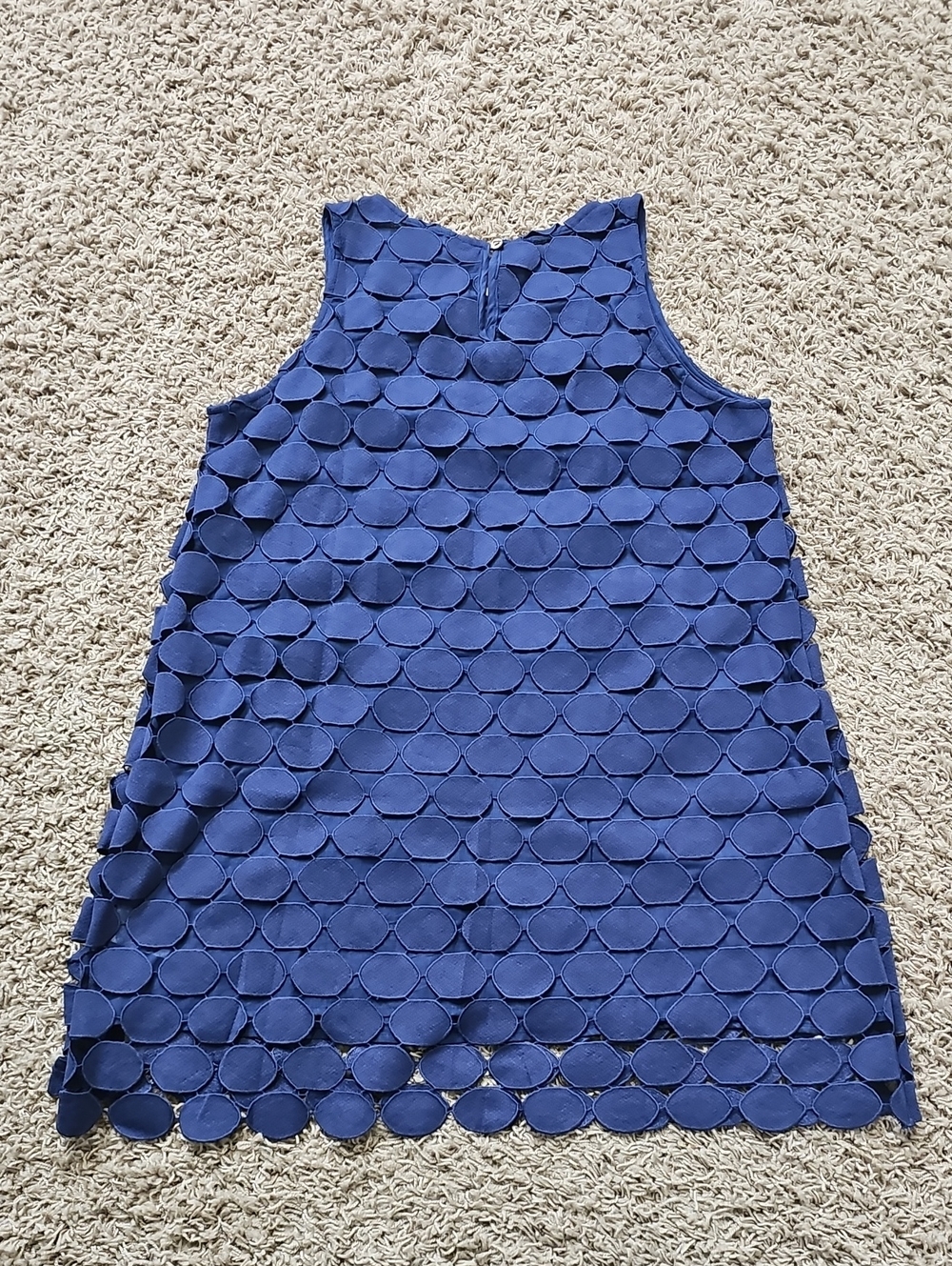NWT Umgee Dress Circle Polka Dot Applique Layered Medium Mini - Picture 5 of 6